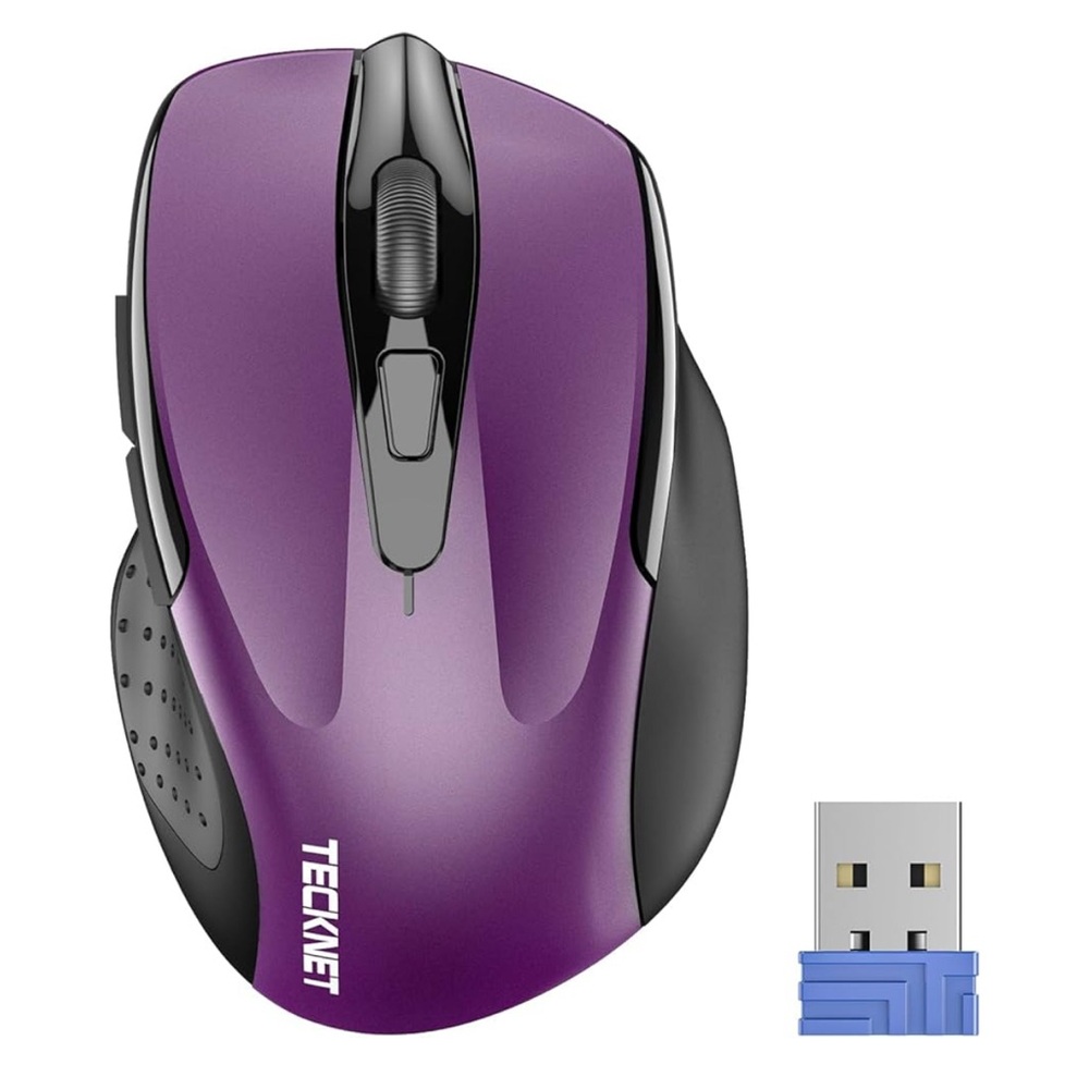 Wireless Mouse, 2.4G Ergonomic Optical Mouse, Computer Mouse for Laptop, PC
